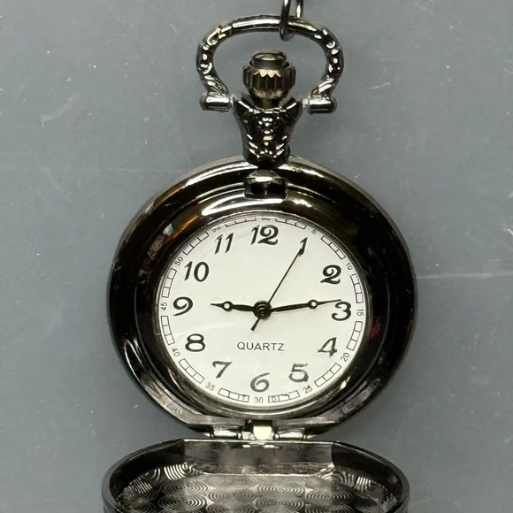 Steampunk Dragon NWT Pocket Watch Necklace - Picture 7 of 8